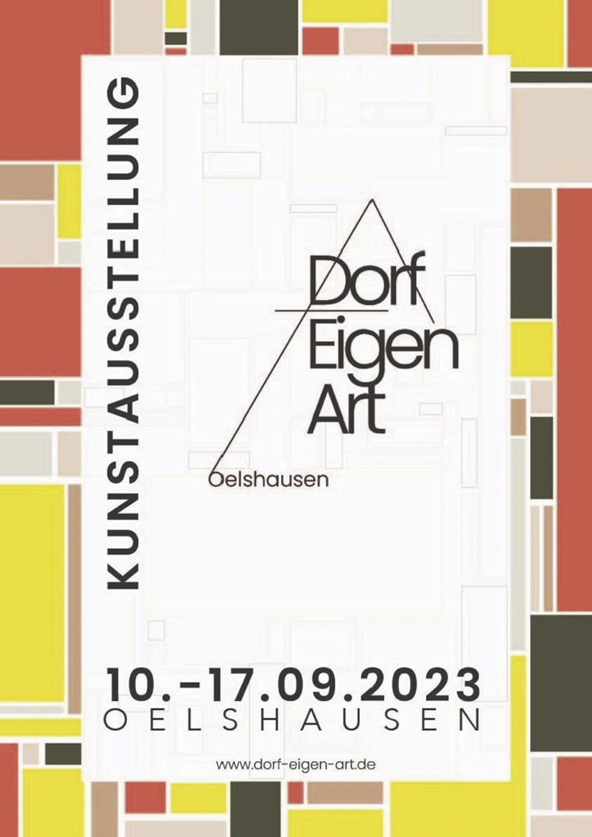 Ausstellung Dorf Eigen Art - Plakat