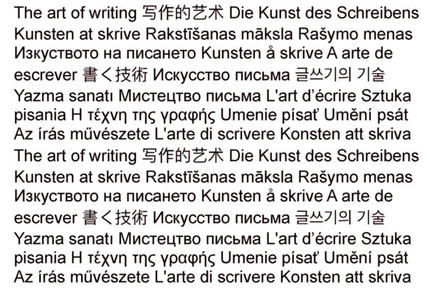 Die Kunst des Schreibens